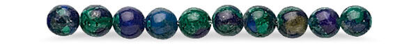 Azurite-Malachite Gemstone Beads